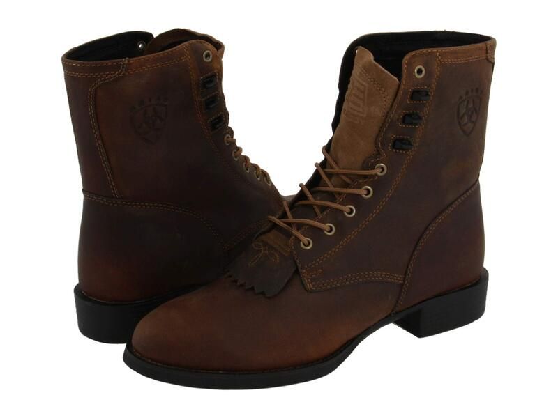 アリアト メンズ シューズ ブーツ・レインブーツ レース Ariat Heritage Lacer Distressed Brow