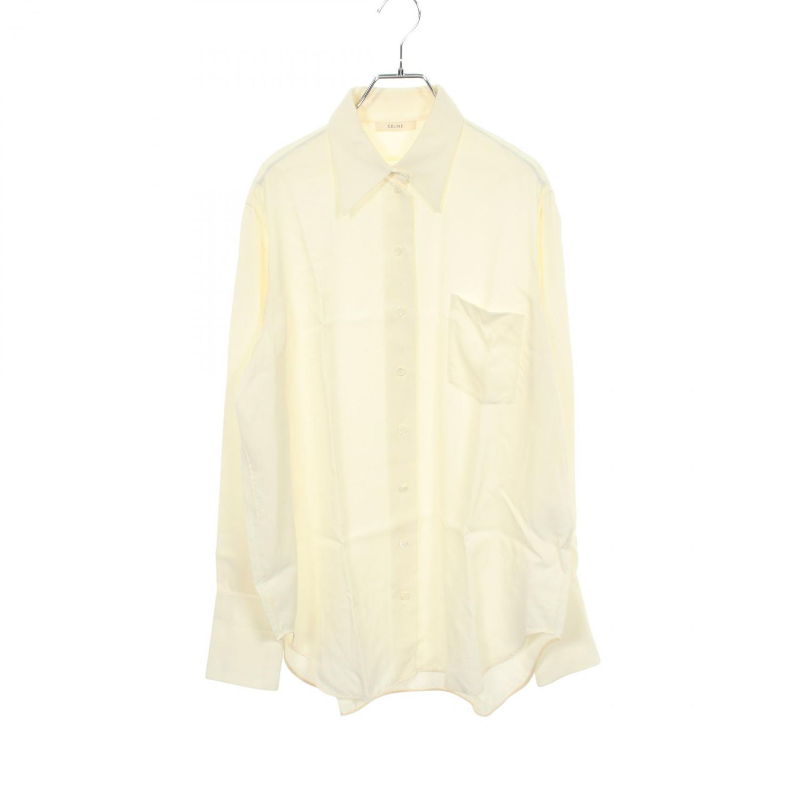 セリーヌ CELINE 長袖 レーヨン シャツ レディース Used B 18,970円