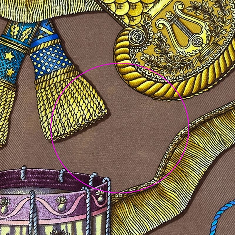 エルメス HERMES スカーフ カレ90 LES TAMBOURS タンブールの太鼓
