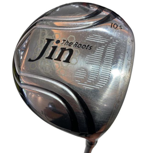 【中古】 ルーツゴルフ(旧ゴーセン) The ROOTS Jin 10.5° ドライバー DR Jin オリジナルカーボン(ドライバー) (フレックスSR) メンズ 男性用 右利き 右用 Cランク ゴルフクラブ