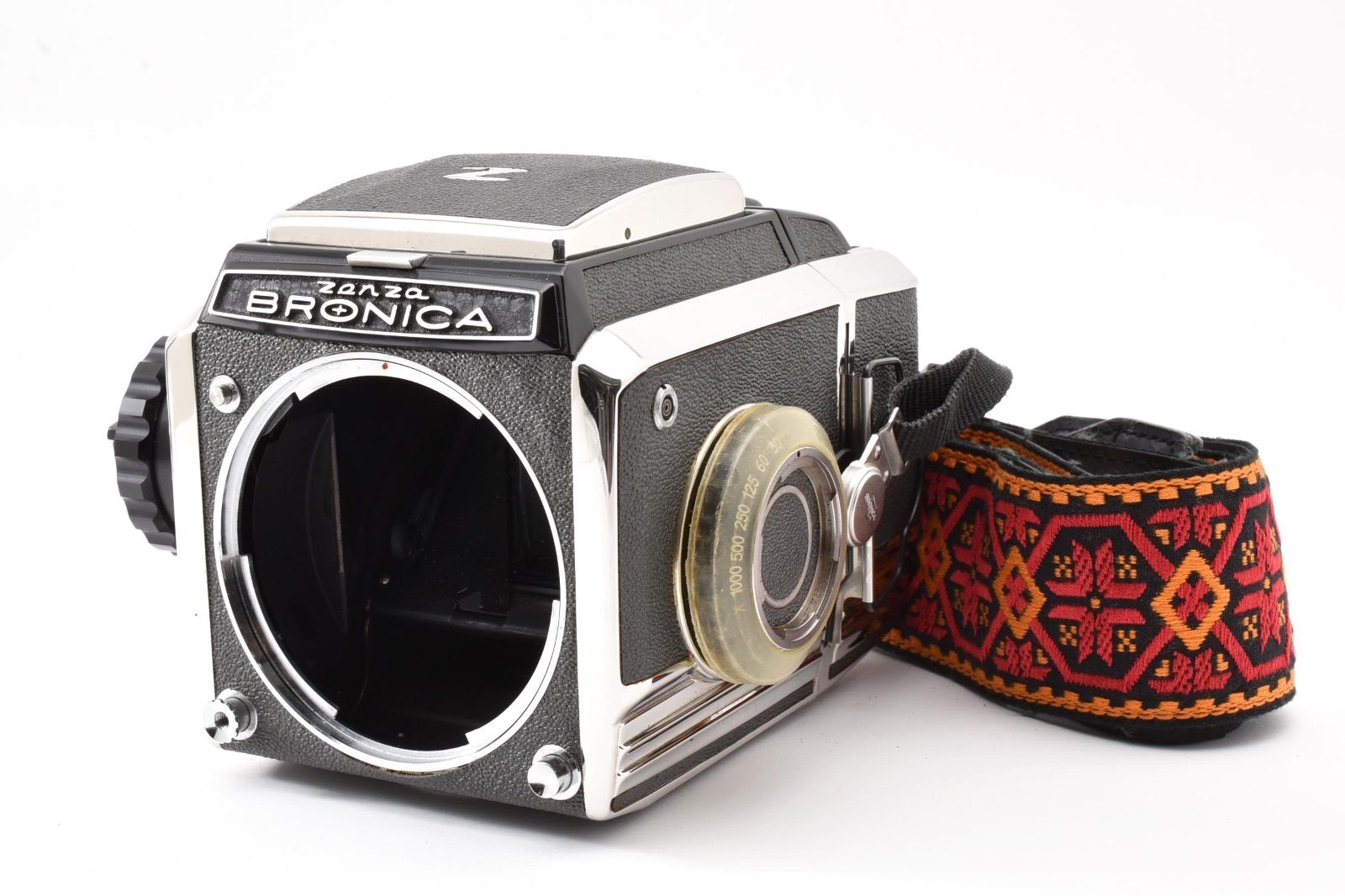 ◇◆ 完動極美品 ゼンザ ブロニカ Zenza Bronica S2 S2A ボディ ボデー 中判カメラ ストラップ付 動作確認済 5201 ◆◇