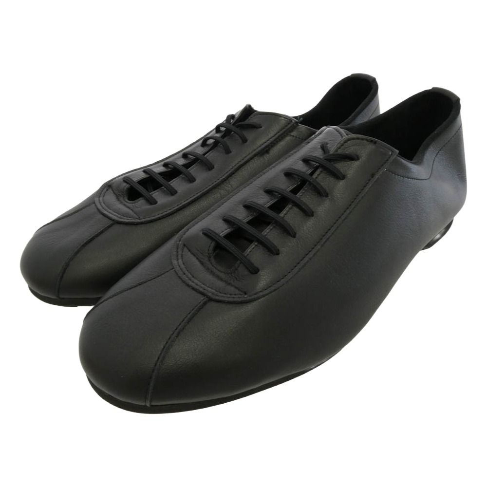 ジュトメンヌ JE T'EMM?NE JAZZ ジャズ カウレザー フラットシューズ ブラック系 43【美品】【中古】