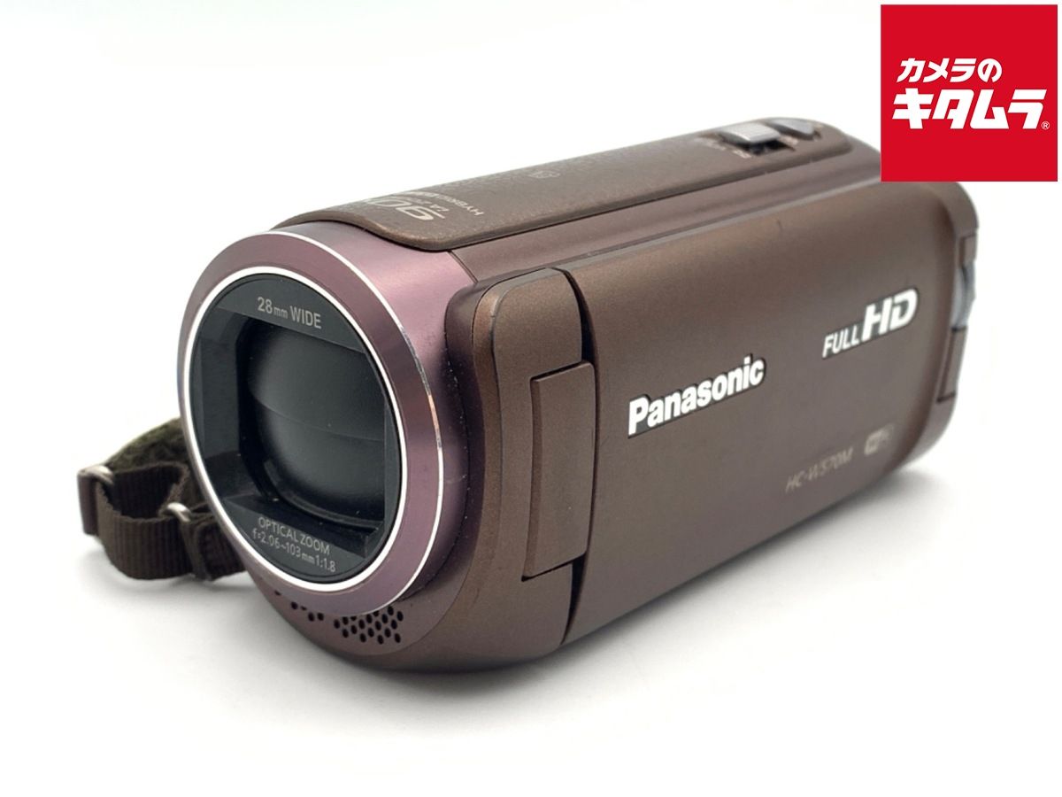 【中古】 【並品】 パナソニック デジタルハイビジョンビデオカメラ HC-W570M-T ブラウン