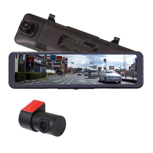 MAXWIN ドライブレコーダー ミラー型 前後 2カメラ 11インチ 日本車仕様 車内リアカメラ MDR-G009B2 | 右ハンドル 1440P 2K 小型車 軽自動車 12V 24V デジタルインナーミラー