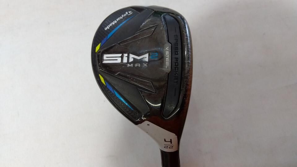 テーラーメイド　SIM2 MAX　22度　TENSEI BLUE TM60(SIM2)　Rフレックス　ユーティリティ　中古　ゴルフドゥ！松前R56店【最短即日発送】