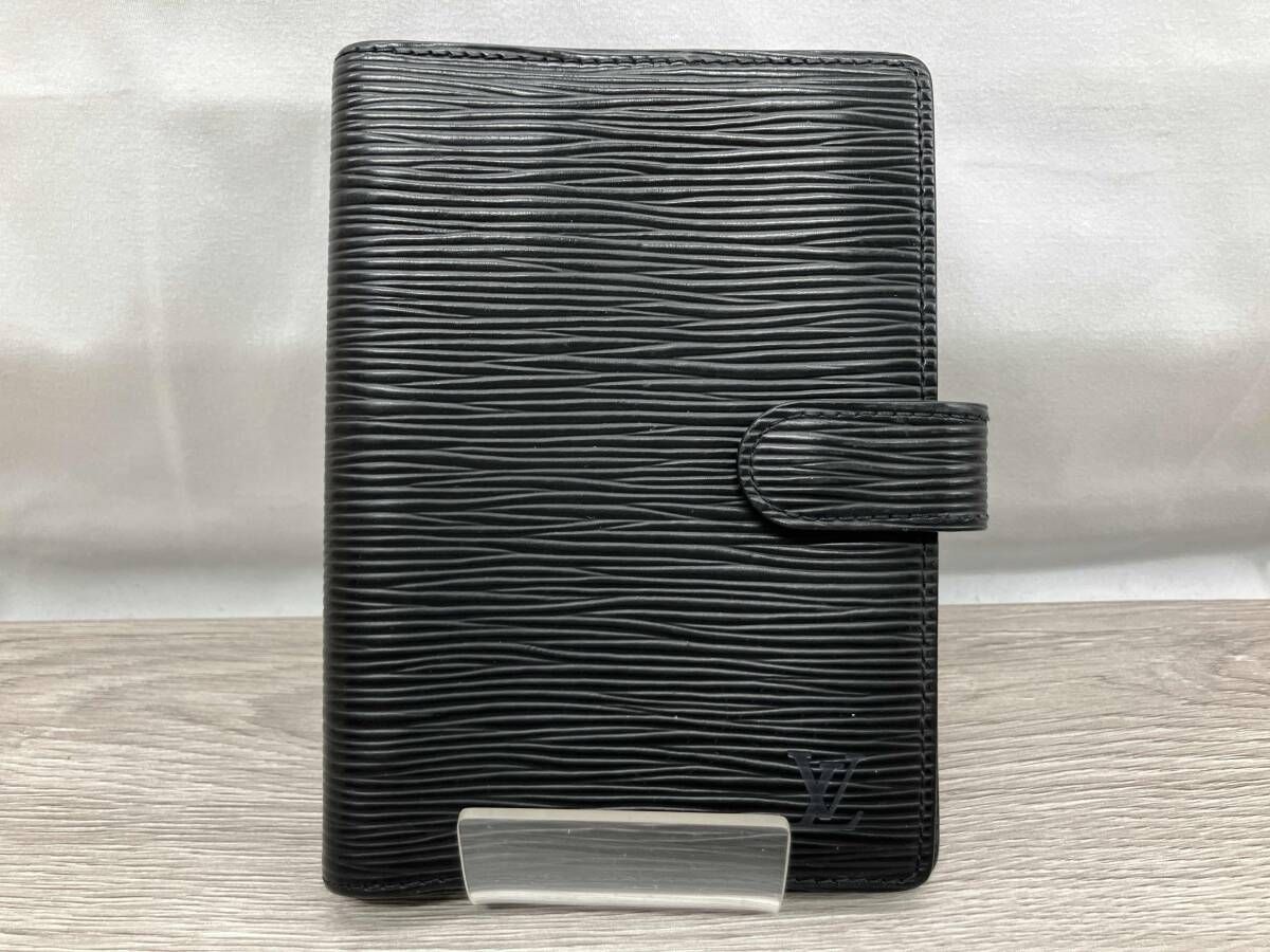 LOUIS VUITTON ルイヴィトン エピ CA0090 アジェンダ 小物 手帳カバー ブラック