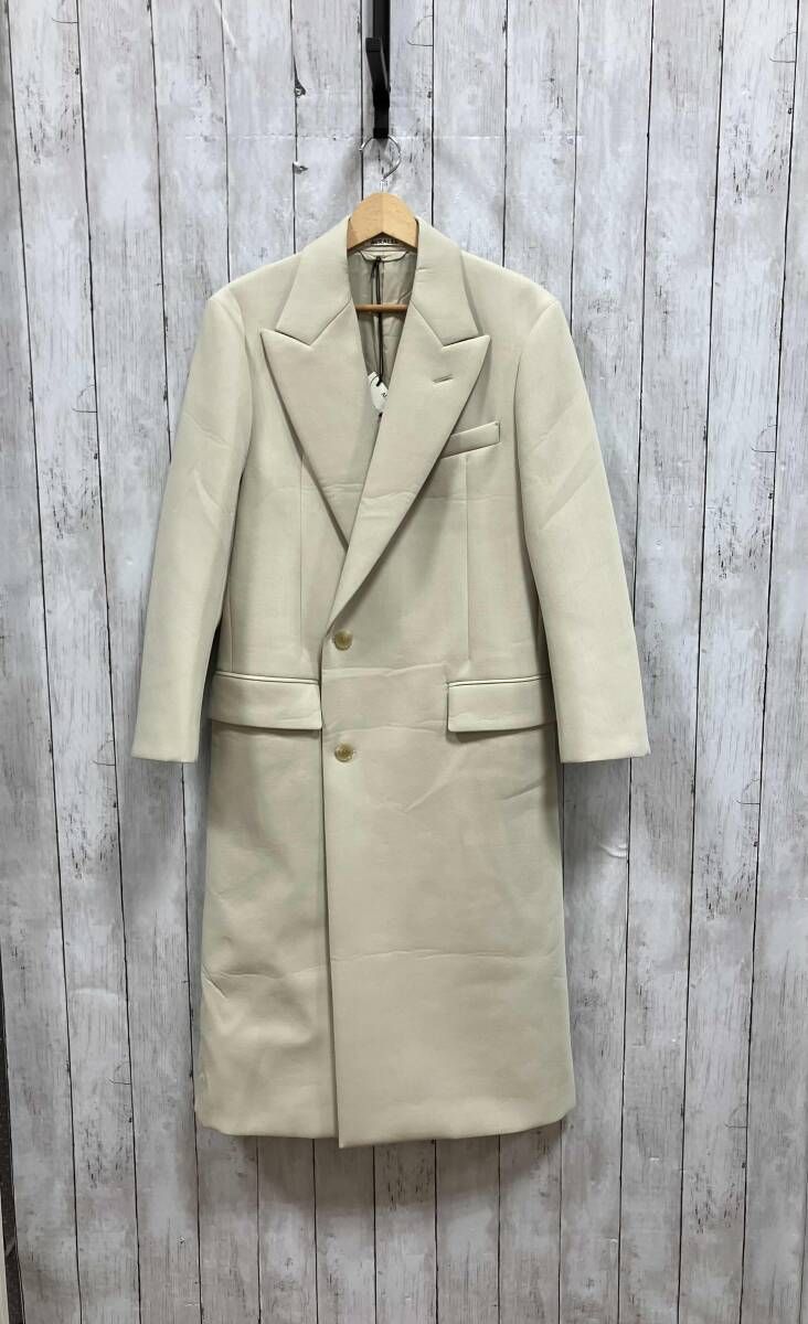 AURALEE/チェスターコート/A25SCO3SW/SPONGE WOOL／オフホワイト/オーラリー