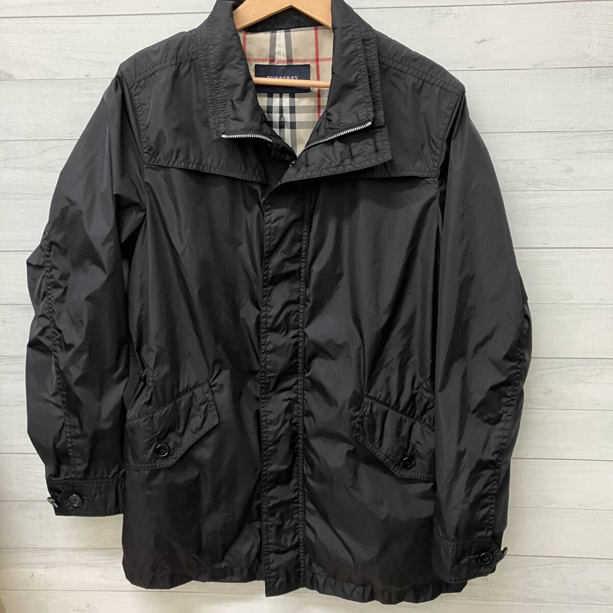BURBERRY LONDON バーバリーロンドン ナイロンジャケット BBP88-317-09 メンズ Lサイズ ブラック