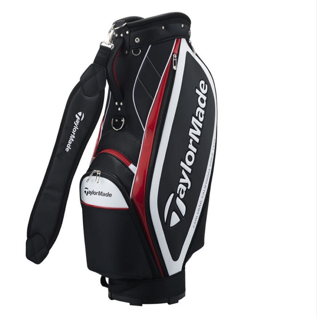 新品 TaylorMade テーラーメイド キャディバッグ ブラック 9型 2.6kg カート G-0343