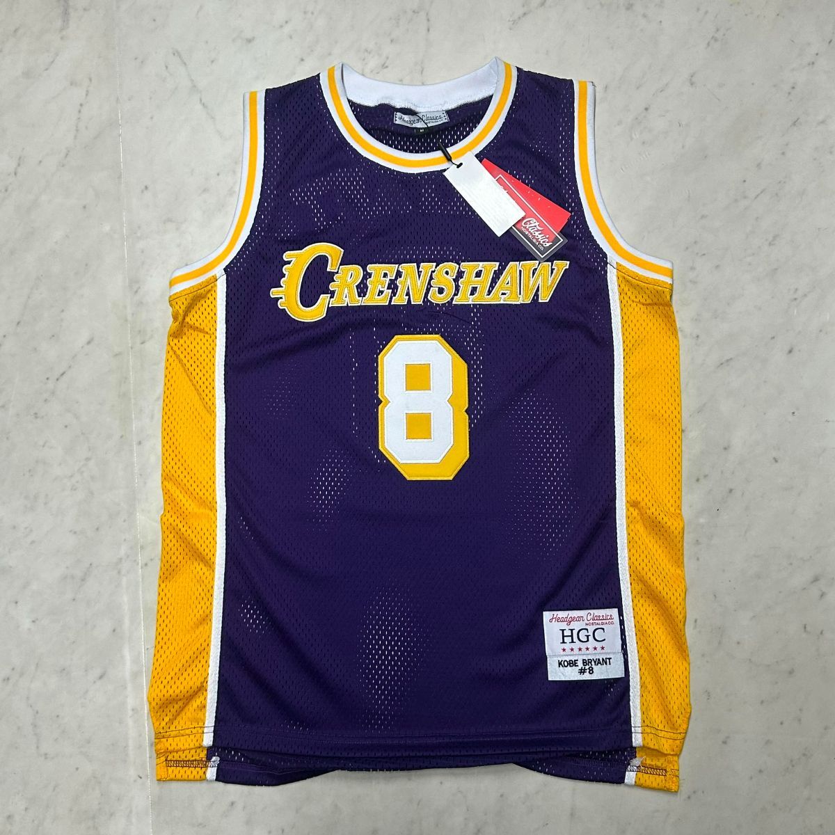 USA限定 Headgear Classics ヘッドギアクラシックス Basketball Shirts バスケシャツ ＃8 コービー (HGC69)