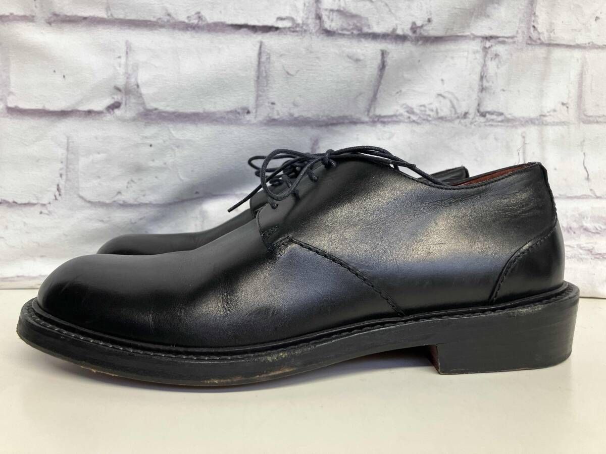 DRIES VAN NOTEN ﾄﾞﾘｽｳﾞｧﾝﾉｯﾃﾝ ﾀﾞｰﾋﾞｰｼｭｰｽﾞ ｻｲｽﾞ8 ﾚｻﾞｰ ｲﾀﾘｱ製 ﾌﾞﾗｯｸ 本革 ﾋﾞｼﾞﾈｽ 春