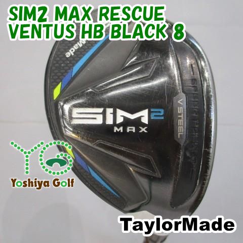ユーティリティ テーラーメイド SIM2 MAX RESCUE/VENTUS HB BLACK 8/S/25[147634]