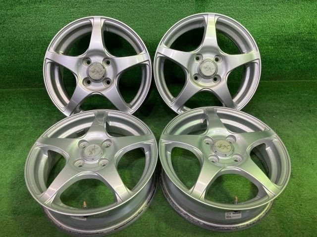 グラス 軽自動車 ホイール アルミ シルバー 14インチ 4.5J 4穴 4本 100 +45 11,011円