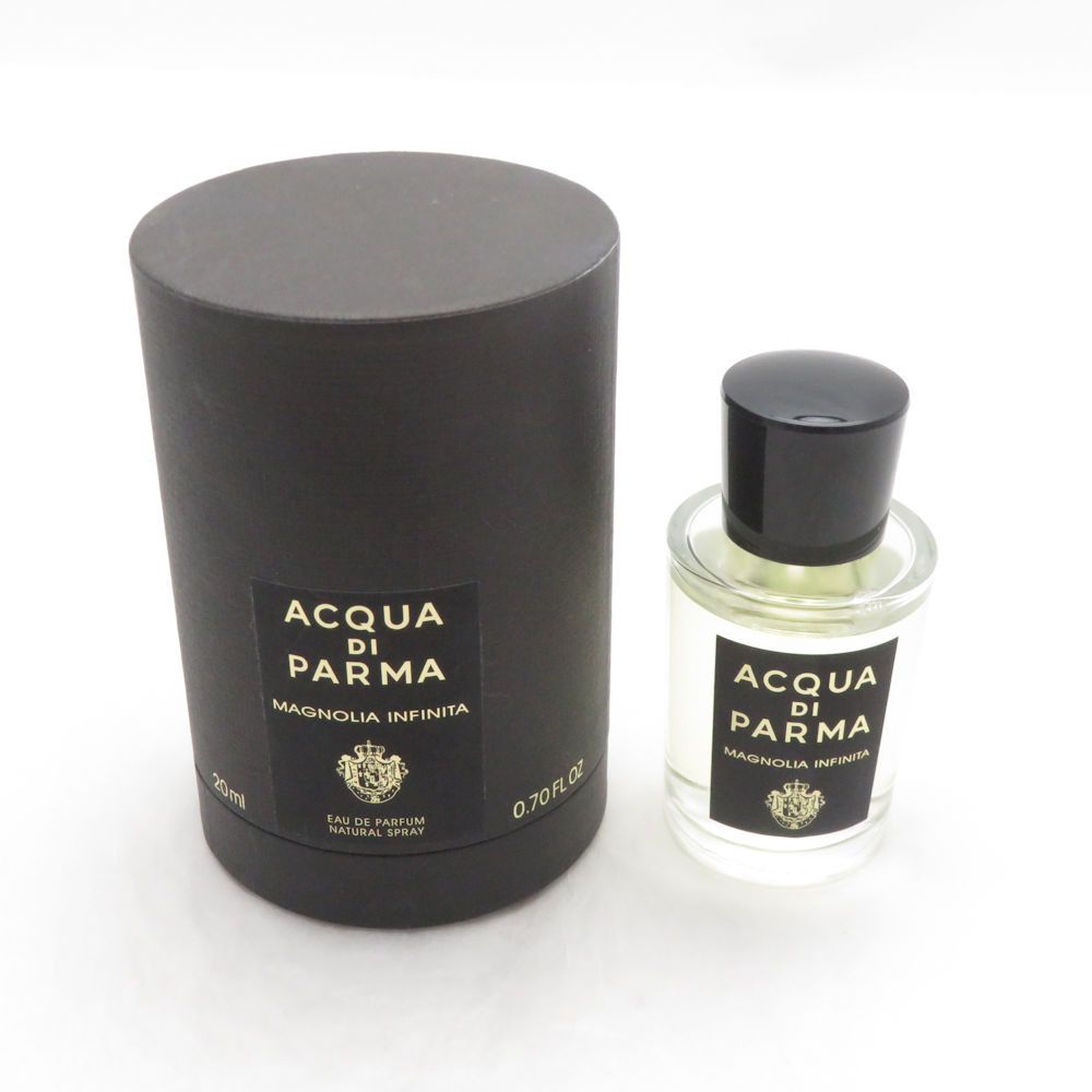 美品 ACQUA DI PARMA アクアディパルマ シグネチャーマグノリアインフィニタ 香水 20ml 残量多 オーデパルファム BM13601CB