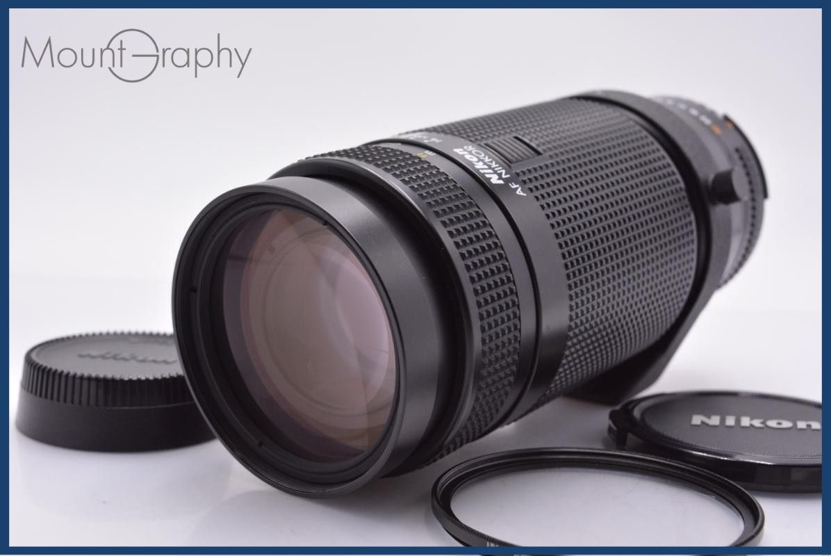 【美品・動作保証】 ニコン Nikon AF NIKKOR 75-300mm F4.5-5.6 前後キャップ&レンズフィルター付 同梱無料 #my1158 10,208円