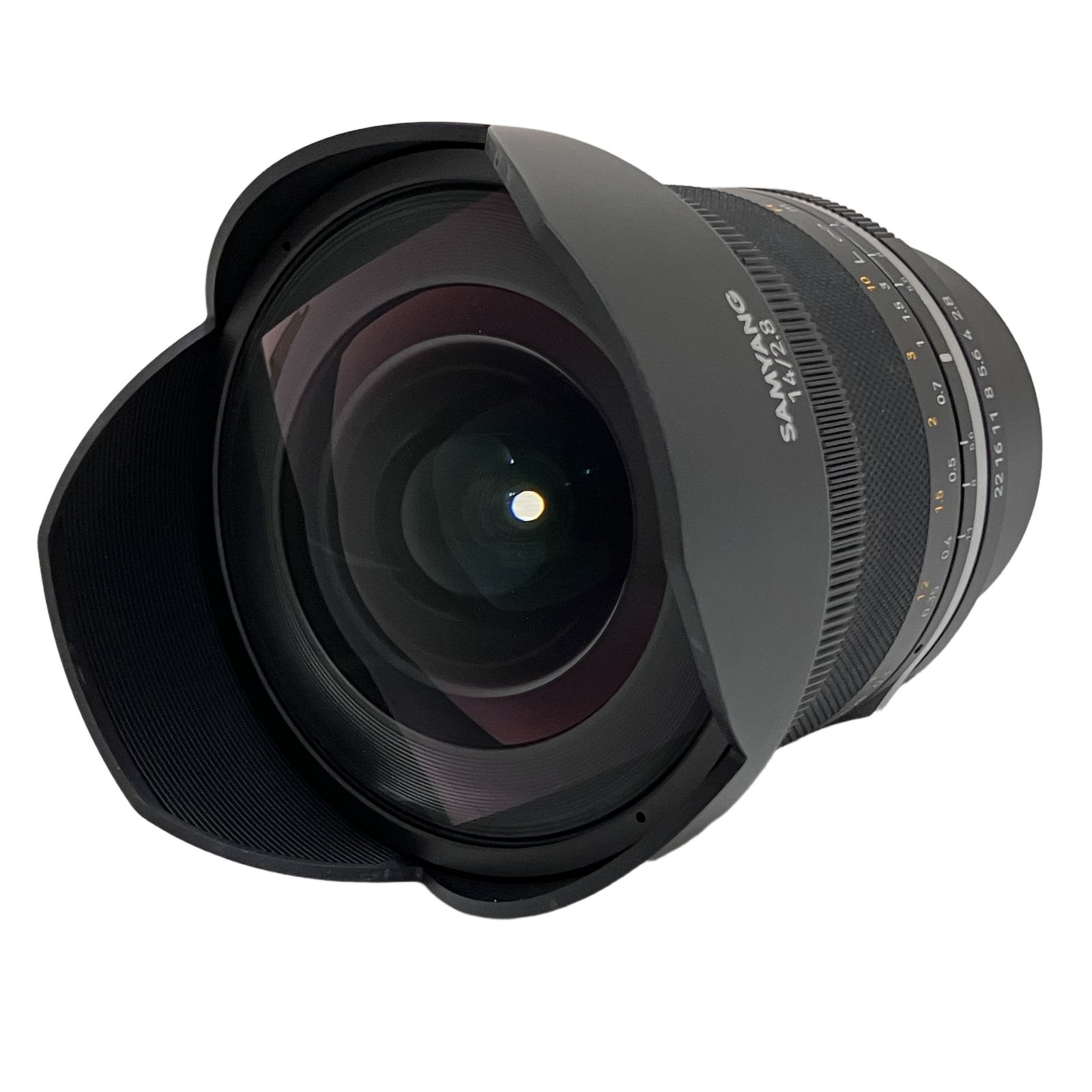 SAMYANG 単焦点広角レンズ MF14mm f2.8 MK2 キャノンEOS Mマウント サムヤン ジャンク O11549000