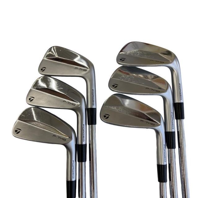 【中古】 テーラーメイド Taylor Made P・7MB(2023) 6S アイアンセット IR 純正特注シャフト (フレックスS) メンズ 男性用 右利き 右用 Cランク ゴルフクラブ