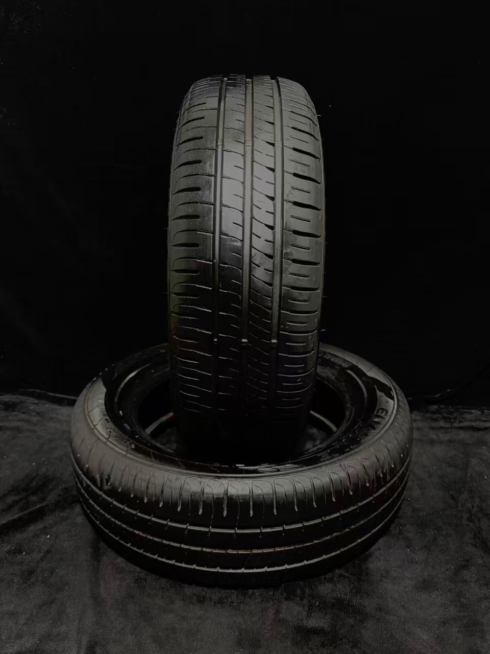 25年製　中古タイヤ2本セット　ダンロップ　195/60R16 89H 8分山　サマータイヤ　T-312