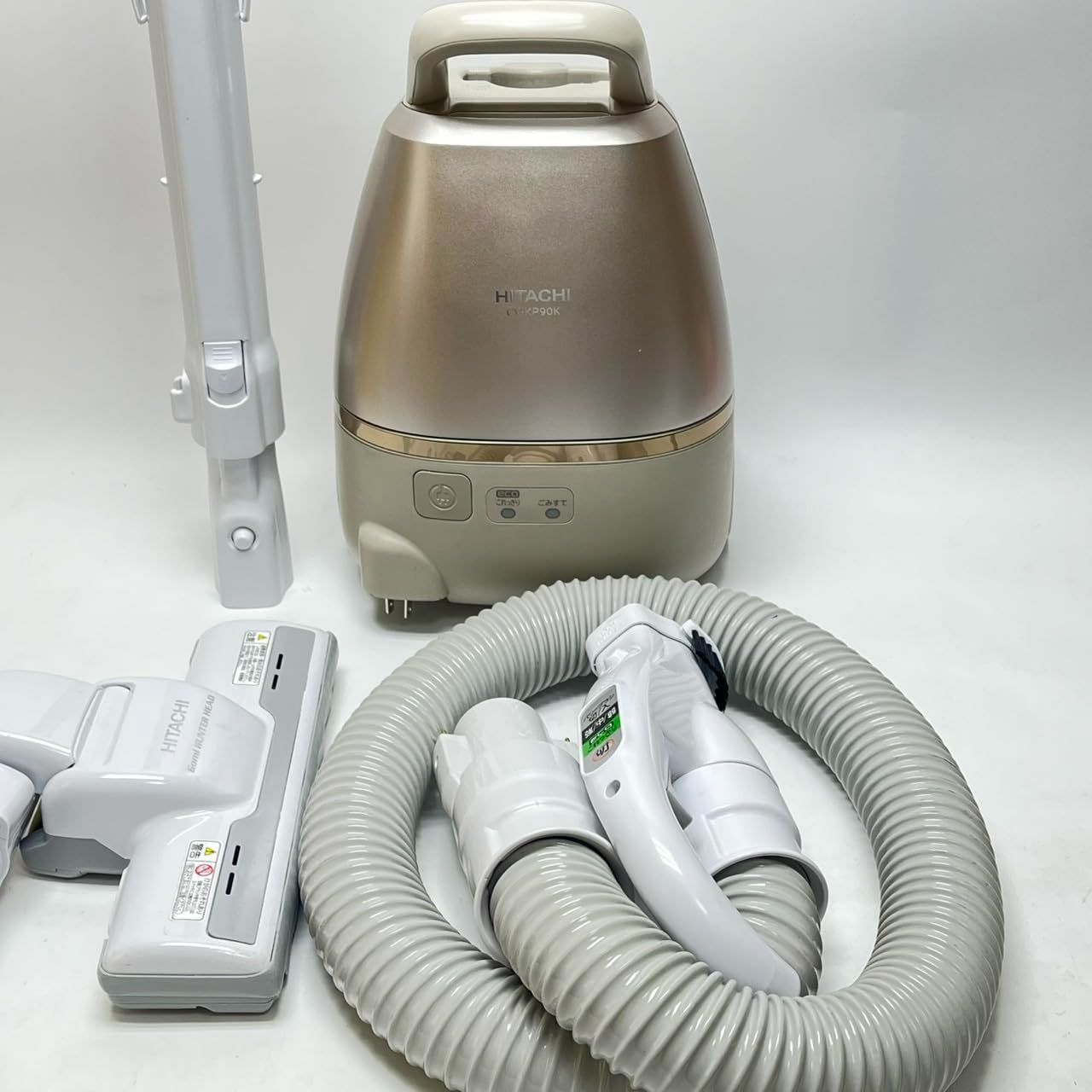 日立 掃除機 かるパック 紙パック式クリーナー CV-KP90K N ライトゴールド　No3510 15,336円