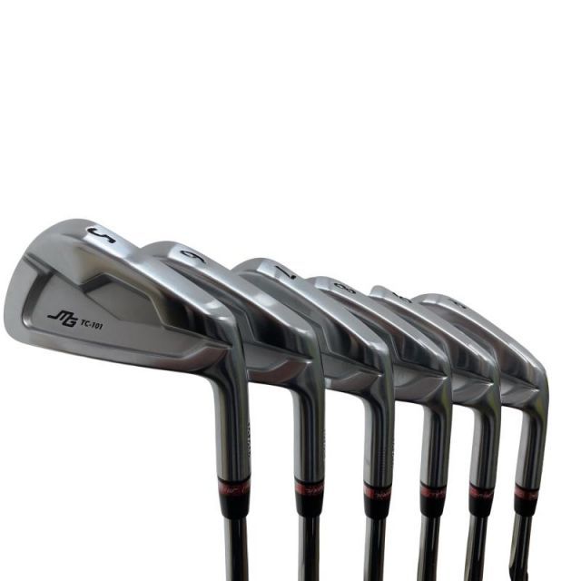 【中古】 三浦技研 TC-101 6S アイアンセット IR 純正特注シャフト (フレックスS) メンズ 男性用 右利き 右用 Cランク ゴルフクラブ
