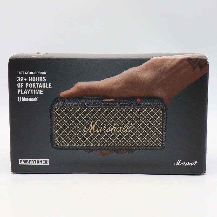 【新品未開封】Marshall Emberton III Vintage Black ポータブルワイヤレススピーカー マーシャル エンバートン ヴィンテージブラック 本体 20,396円