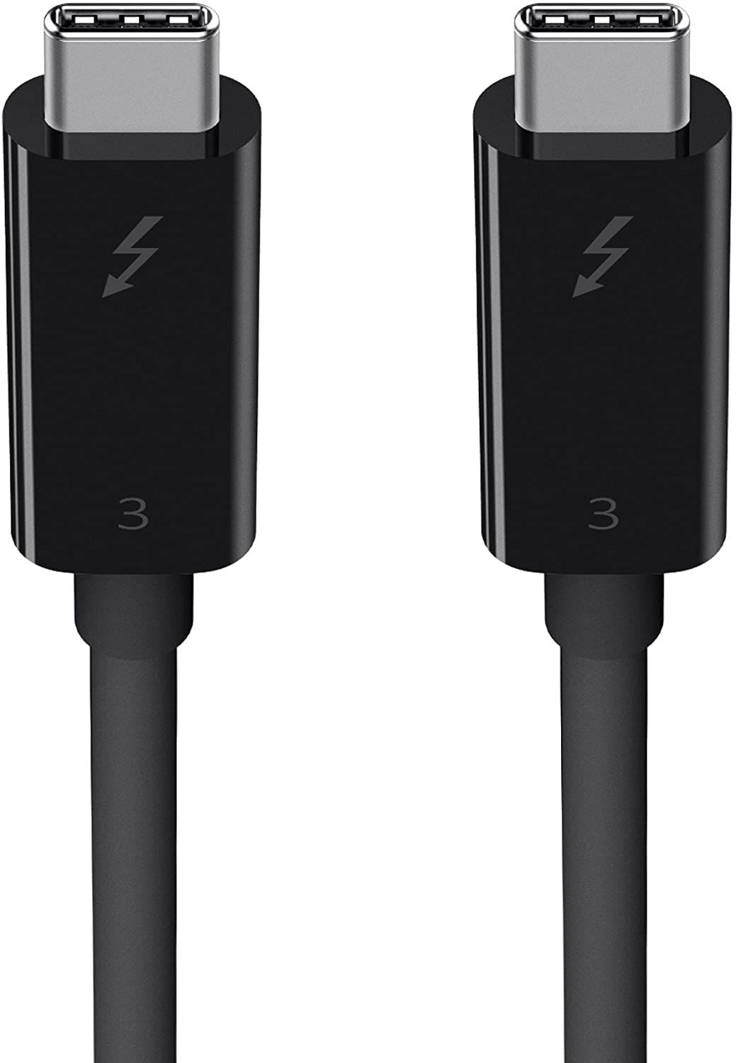 Belkin Thunderbolt 3ケーブル 高速 40Gbps 100W出力 5K /ウルトラHD対応 2m ブラック F2CD085bt2M-BLK [2.0m]
