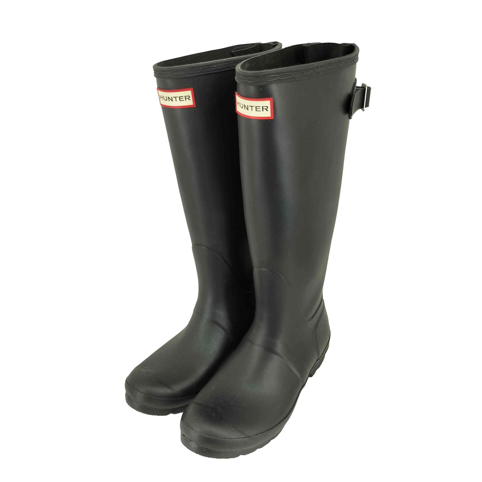 ハンター HUNTER ベルト付き ロング レインブーツ レディース UK：5