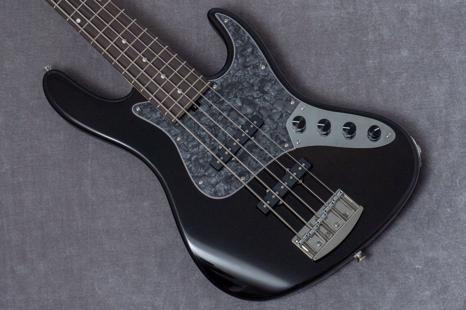 【new】Kikuchi Guitars / Hermes RV5 TBK 3.97kg #660【GIB兵庫】【PLEK調整済】エレキベース
