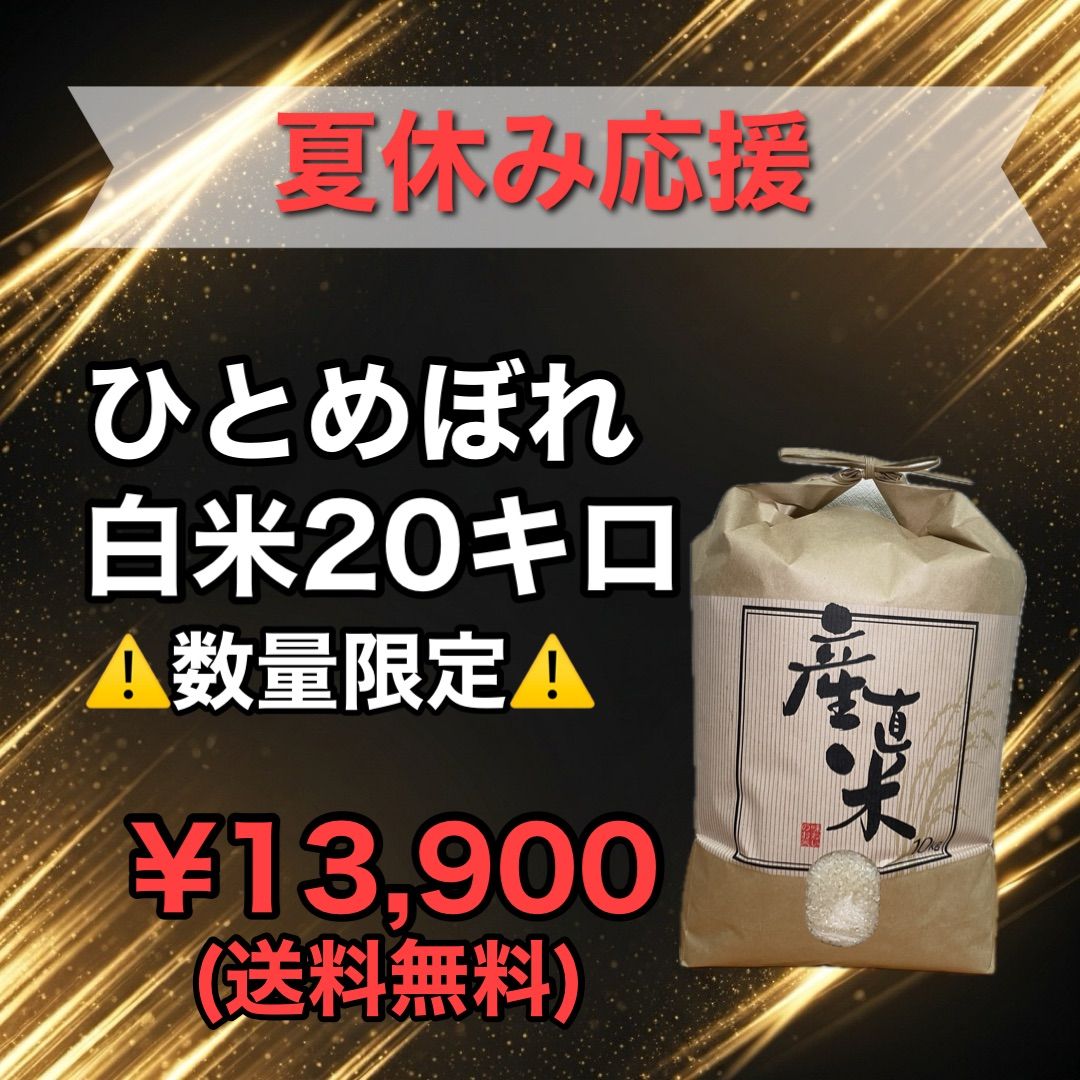 【送料無料】令和7年産 『ひとめぼれ』20㎏白米　大分県玖珠産 10,147円