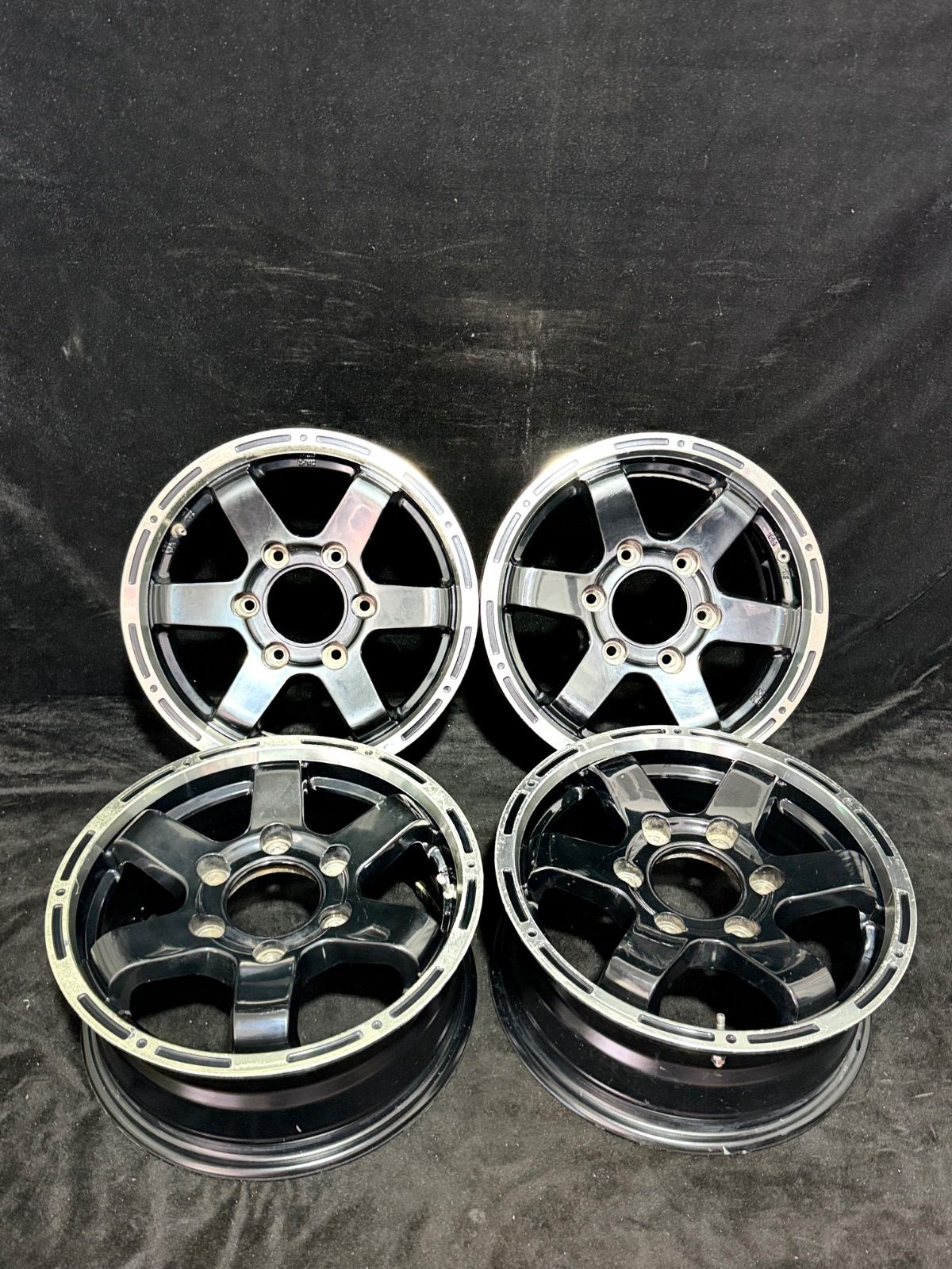 15インチ4本セット　6J PCD135.5 ハブ105 +33 6穴　T-360 39,000円