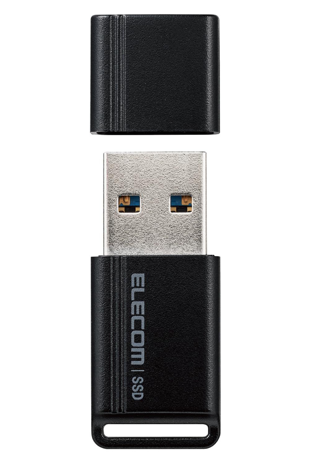 エレコム SSD 外付け 250GB USB3.2 (Gen1) 小型USBメモリ型 ブラック ESD-EXS0250GBK 7,439円
