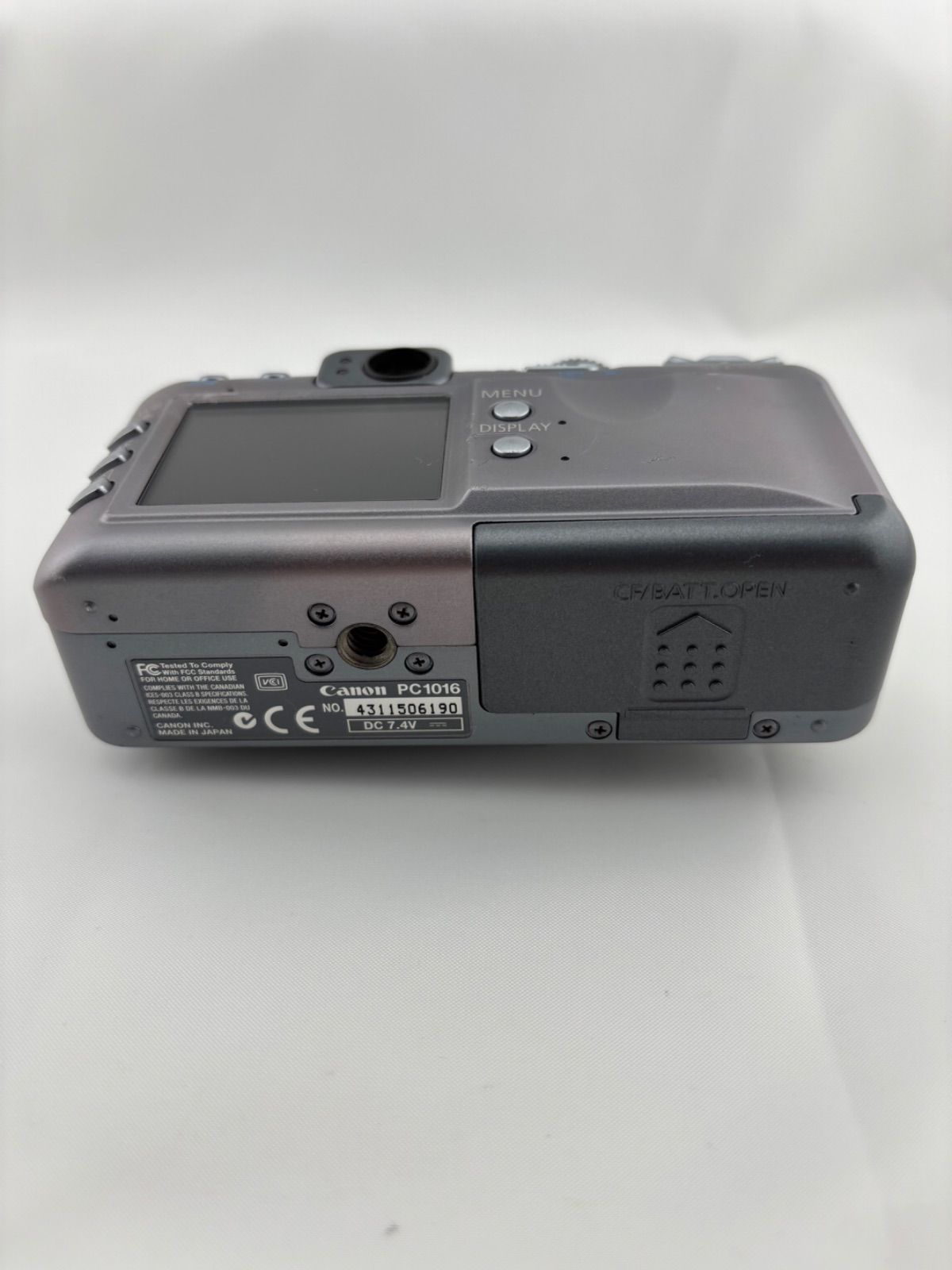 カメラ 2271【動作確認済み】 Canon PowerShot S40 シルバー キャノン