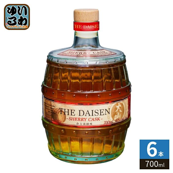 松井酒造 マツイ ウイスキー 大山 シェリーカスク 700ml 瓶 6本 (1本入×6 まとめ買い)
