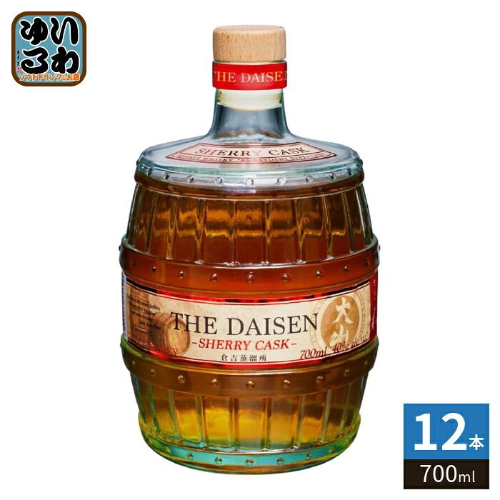 松井酒造 マツイ ウイスキー 大山 シェリーカスク 700ml 瓶 12本 (1本入×12 まとめ買い)
