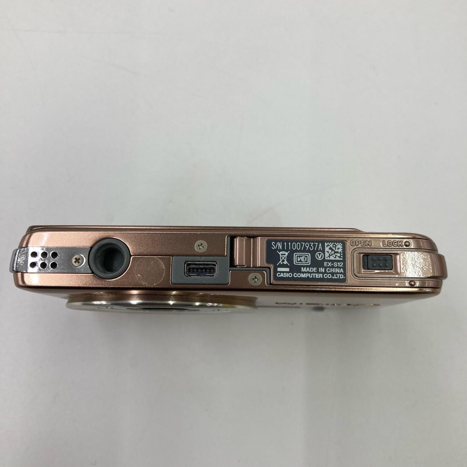 186000 動作確認済み CASIO カシオ EXILIM ブラウン系 デジタルカメラ