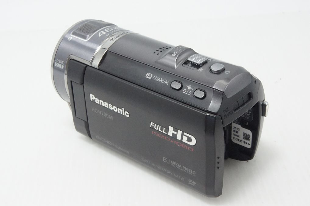 Panasonic パナソニック HC-V700M デジタルビデオカメラ ブラック 260818d