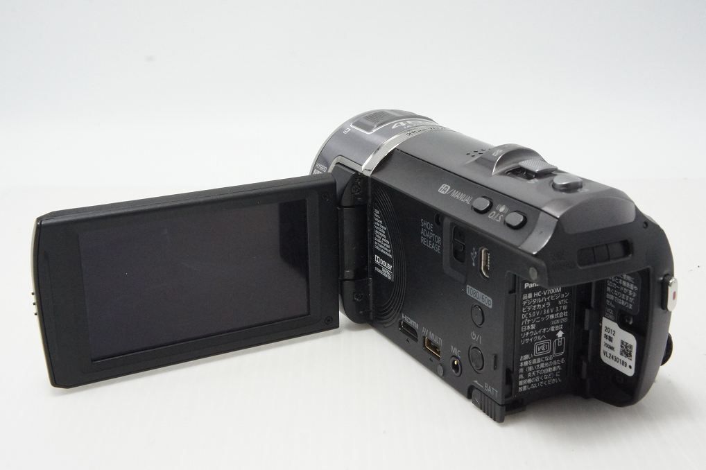 Panasonic パナソニック HC-V700M デジタルビデオカメラ ブラック 260818d