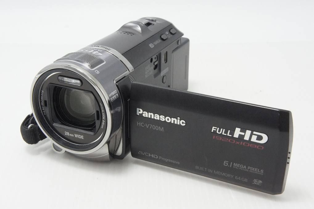 Panasonic パナソニック HC-V700M デジタルビデオカメラ ブラック 260818d