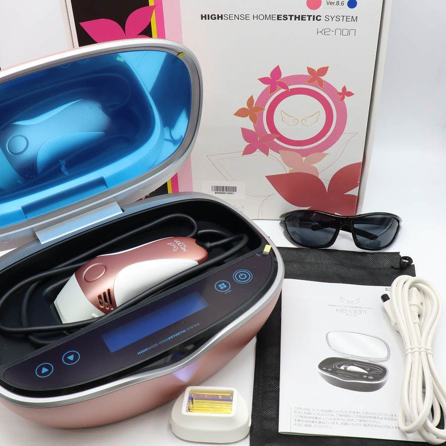 【美品】ケノン Ver.8.6 カートリッジ2点 スーパープレミアム2+エクストラ 脱毛器 kenon 本体