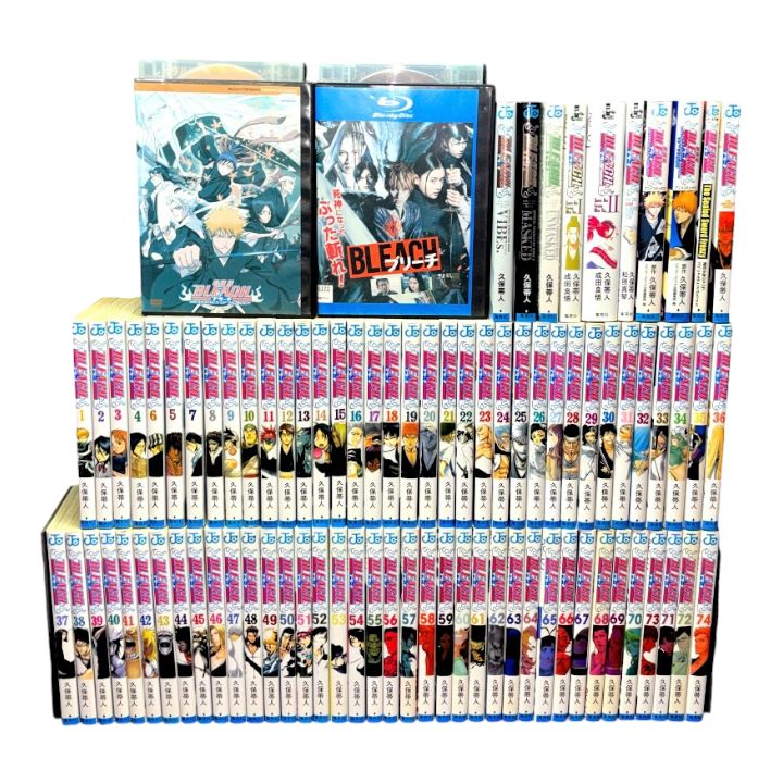 BLEACH ブリーチ 1-74巻 全巻 オフィシャルキャラクターブック アニメーションブック 全84冊 DVD Blu-ray