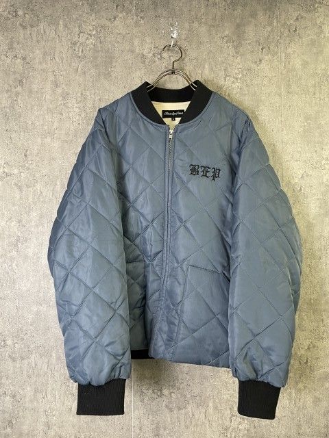 【中古】Black Eye Patch ブラックアイパッチ 3 LETTER OE QUILTED JACKET キルティング ジャケット ネイビー M 33983494