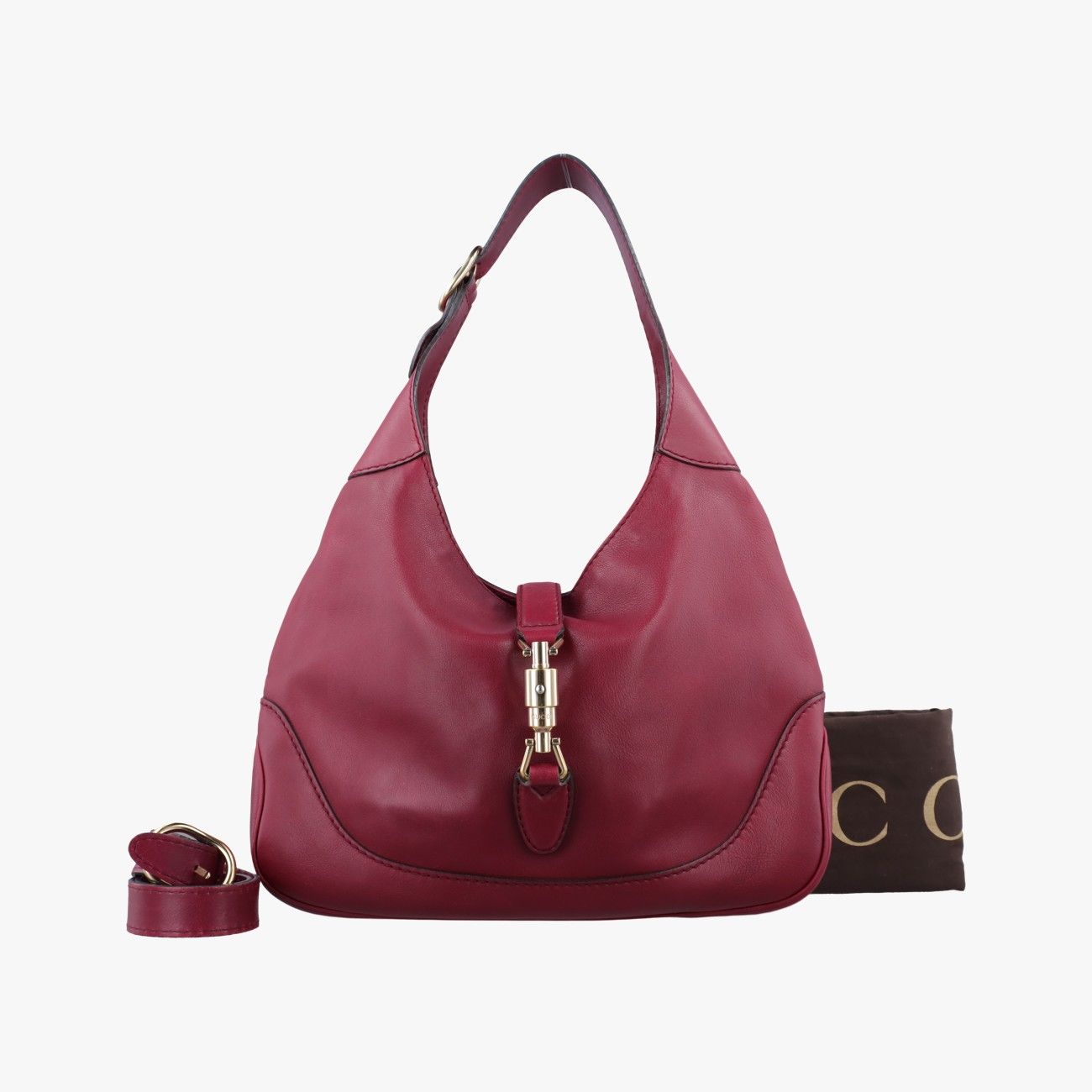 グッチGucciニュージャッキー ワインレッド レザー 277520 D010195941