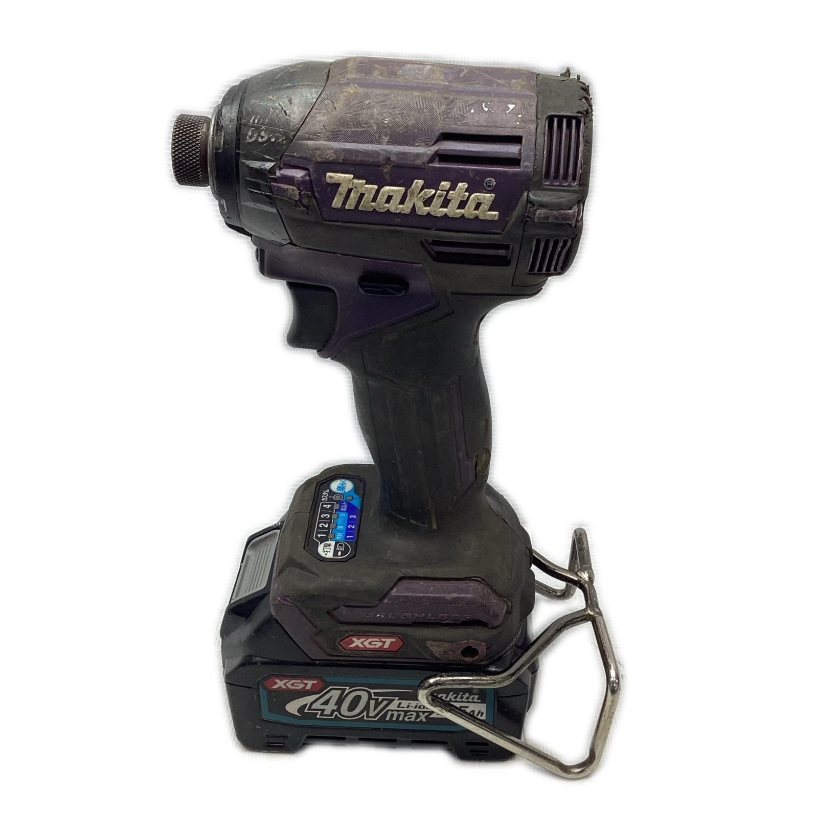 MAKITA マキタ 40V充電式インパクトドライバ TD002G パープル 傷や汚れあり