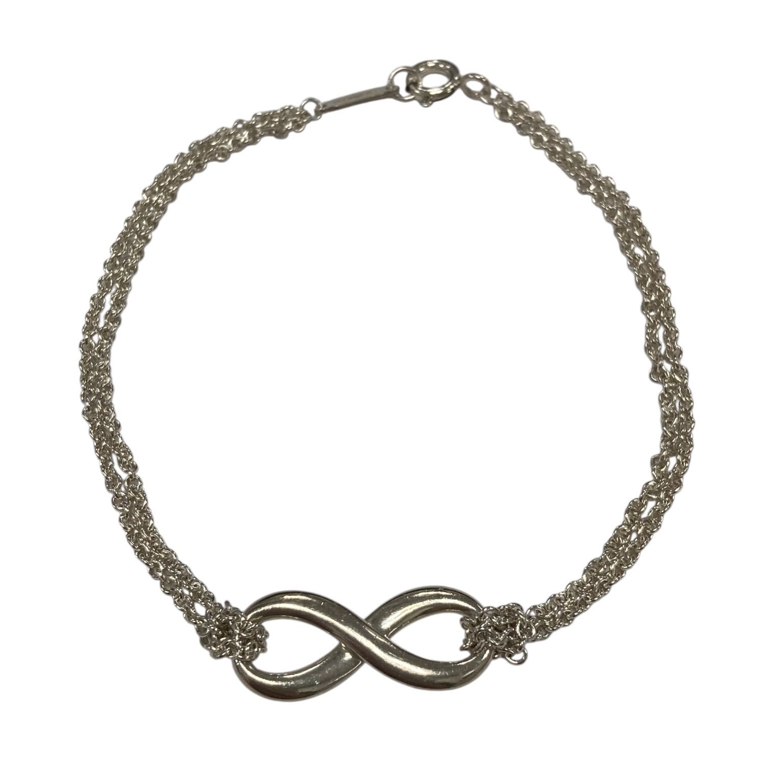 ティファニー Tiffany＆co. インフィニティ ブレスレット SV925 シルバー 3.4g キングラム[01]