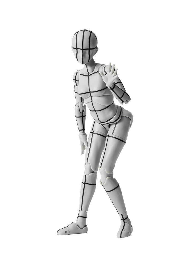 TAMASHII NATIONS S.H.Figuarts ボディちゃん -スポーツ- Edition ワイヤーフレーム Gray Color Ver.