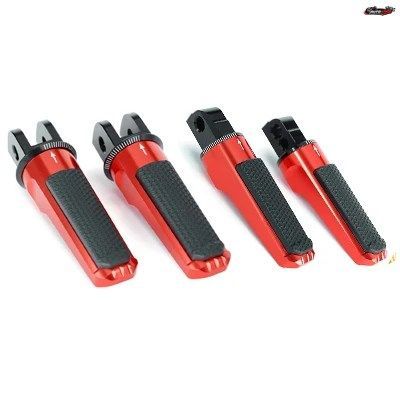スズキ GSXR600 GSXR750 GSXR1000 GSR600 GSR750 SV650 SV650X B-KING SFV650 GLADIUS 用フロント/リア フットレスト/フットペグ/ペダル