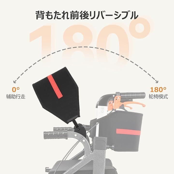 PIPIBEAR 歩行器 シルバーカー 座れる 買い物カゴ付き 1台3役歩行器＋