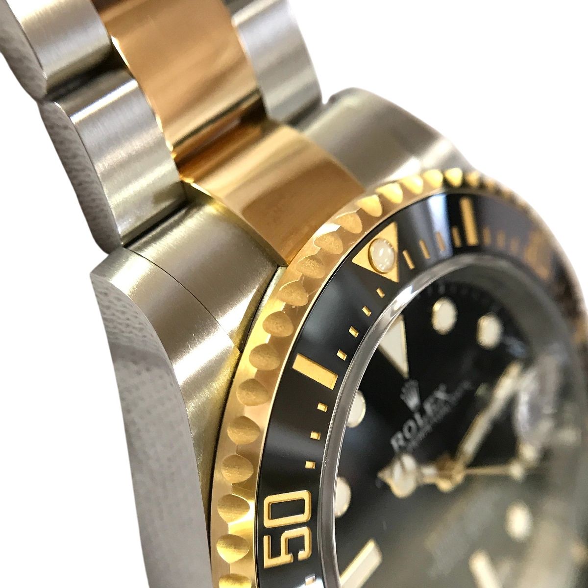 ロレックス ROLEX シードゥエラー SEA-DWELLER 126603 黒文字盤 ゴールド 自動巻き メンズ 腕時計 中古 程度良好 鑑定済 T11525470