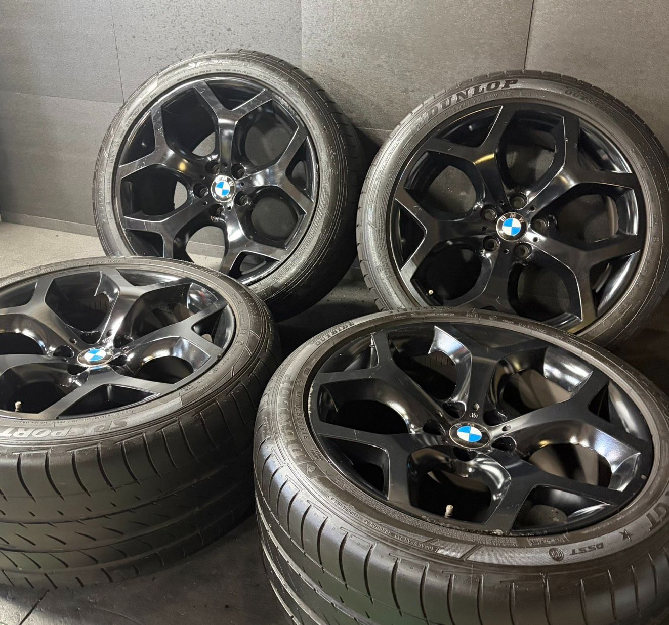 23/21年製 約8.1～9.3分山 BMW X6 純正 20インチ DUNLOP ランフラット 275/40R20 315/35R20 4本 送料無料(一部除く) h_3055 119,000円