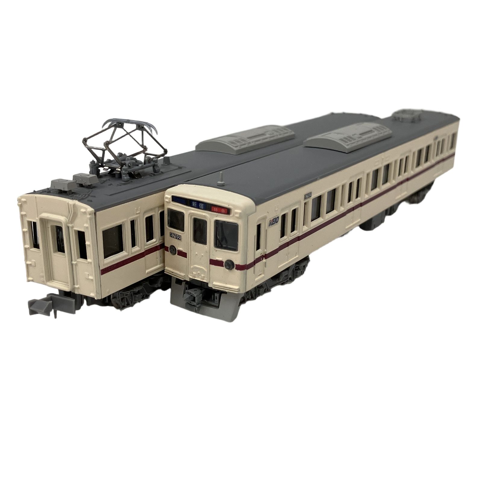 メーカー不明 京王6000系 4両セット 新宿 特急 KEIO Nゲージ 鉄道模型 ジャンク O11572252